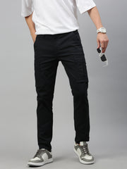Dark Gray men’s premium cotton cargo pants
