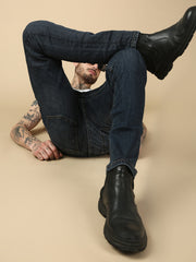 Vintage Mild Blue Slim Fit Stretchable Jeans