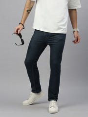 Dark Gray Straight Stretchable Jeans