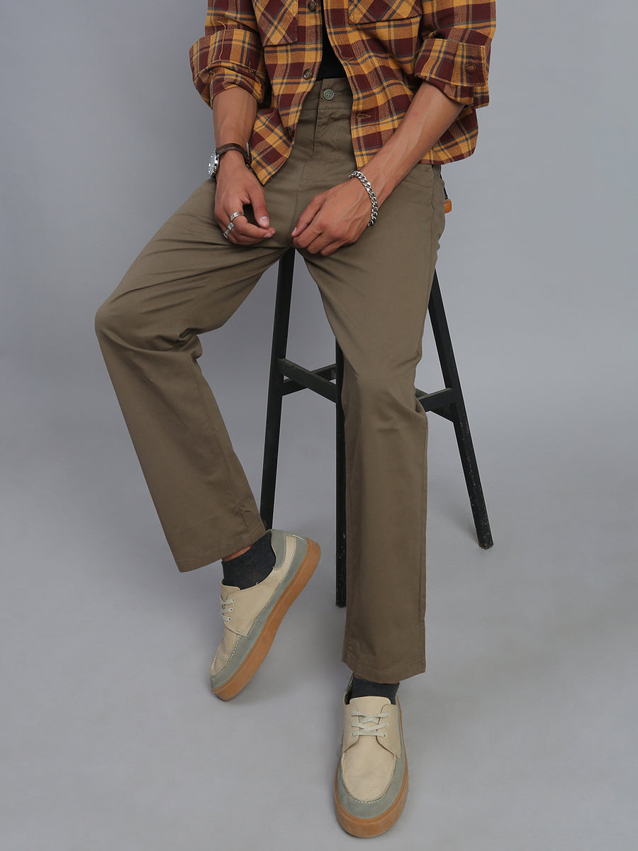 Army Straight Fit Chinos Paint