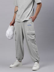 Light Gray Cotton Oversize Lower