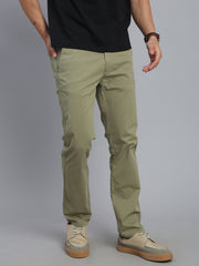 Sage Green Comfort Slim Fit Chinos Paint