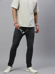 Dark Vintage Gray Skinny Stretchable Jeans