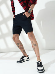 Navy Blue Relax Fit Shorts