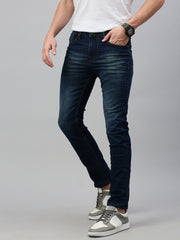 Vintage Mild Blue Slim Fit Stretchable Jeans