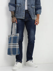 Dark Blue Slim Fit Stretchable Jeans