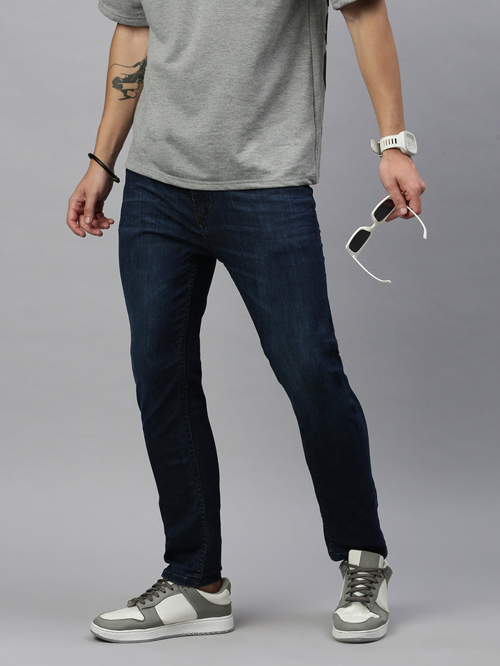 Vintage Blue Skinny Stretchable Jeans