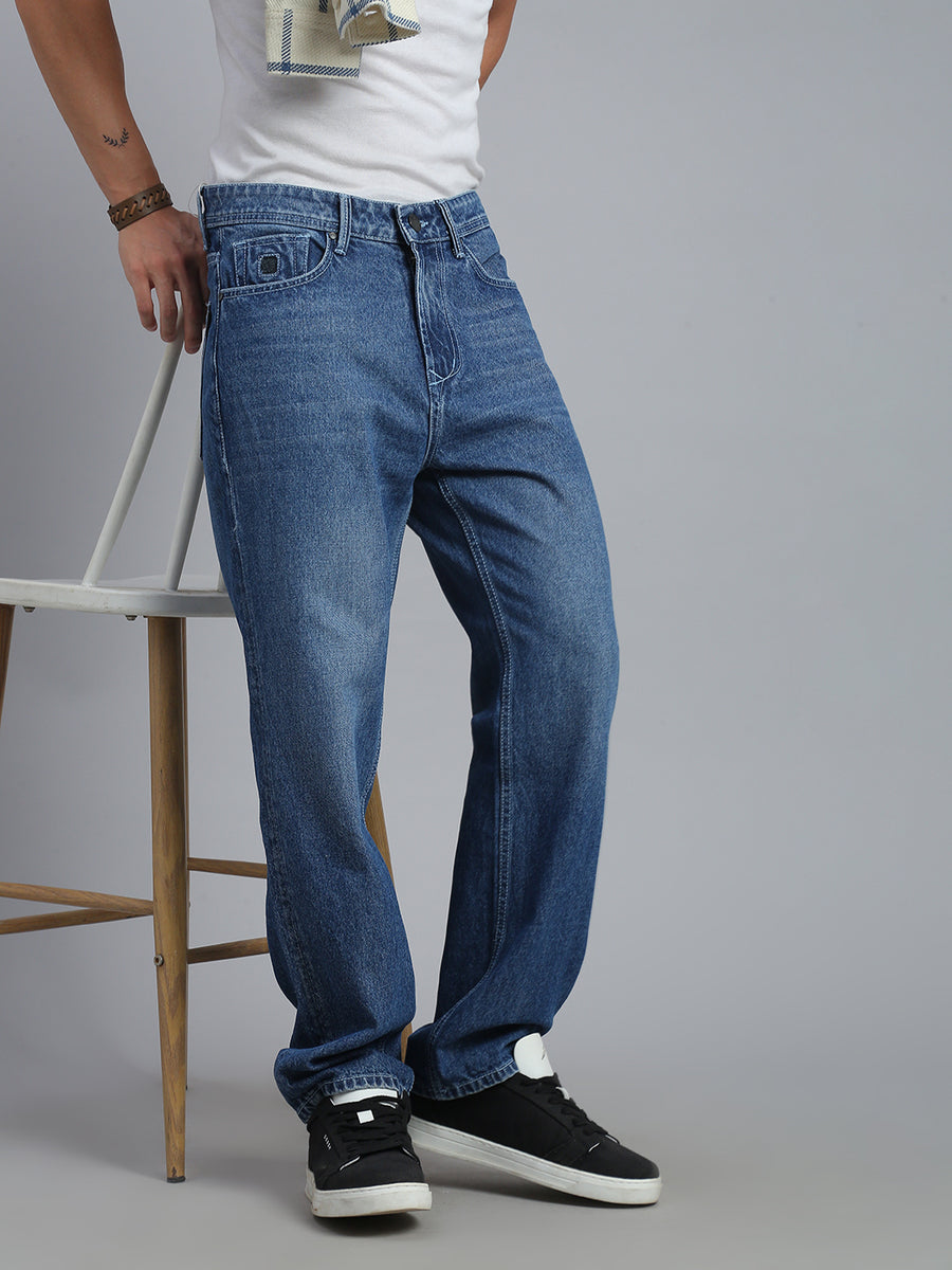 Mild Blue Straight Fit Jeans