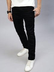 Raw Dark Blue Straight Stretchable Jeans