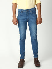Light Blue Slim Fit Stretchable Jeans