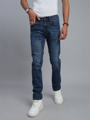 Blue Comfort Slim Fit Stretchable Jeans