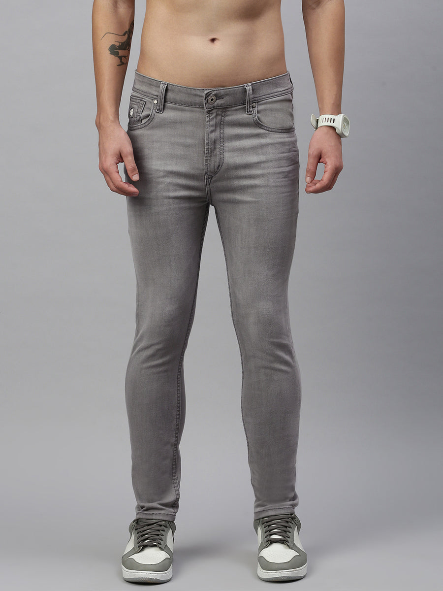 Vintage Gray Skinny Stretchable Jeans