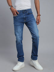 Classic Blue Comfort Slim Fit Stretchable Jeans