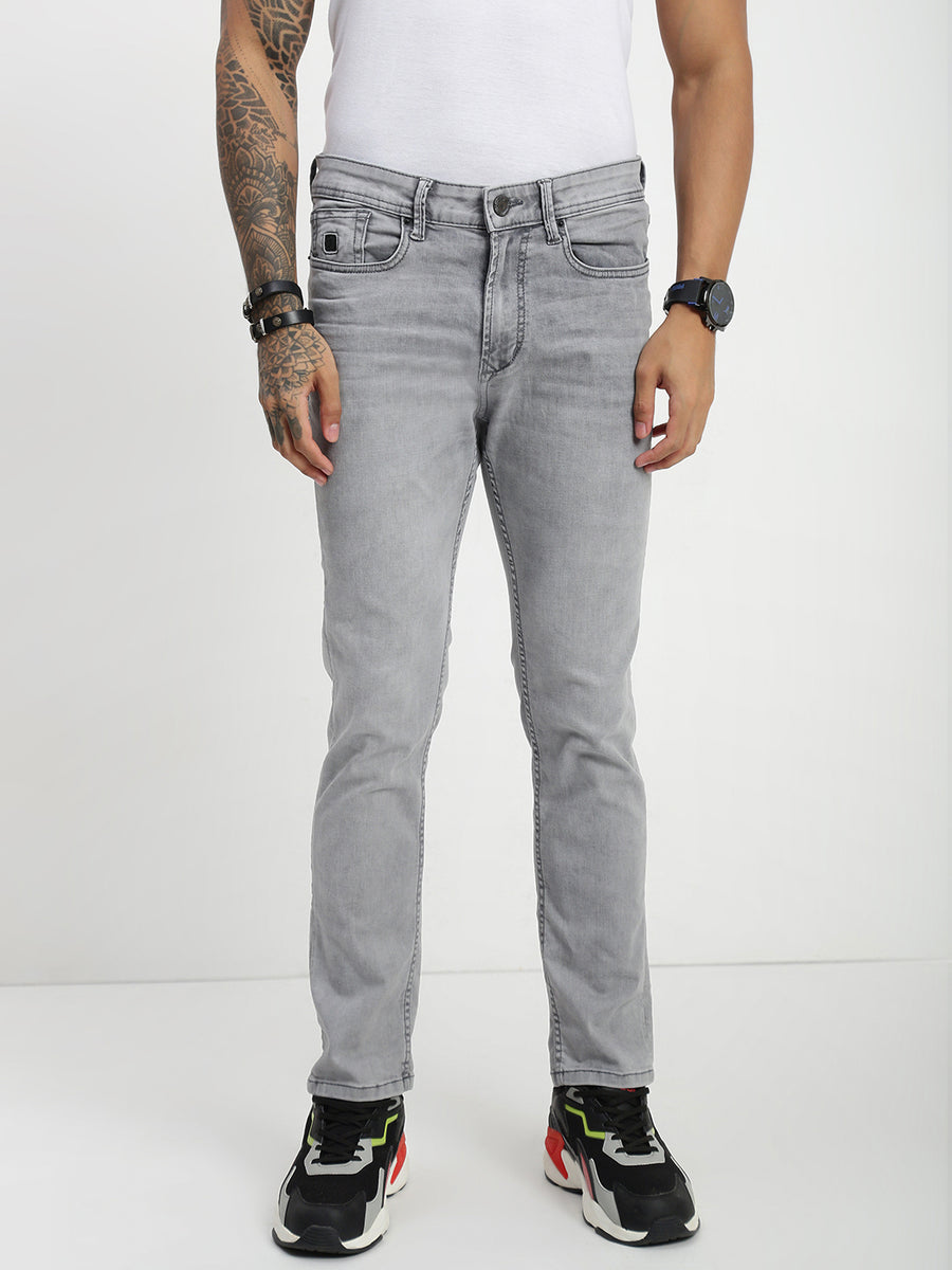 Light Gray  Slim Fit  Jeans