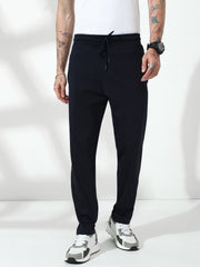 Navy Blue Cross Pocket Regular Fit Lower