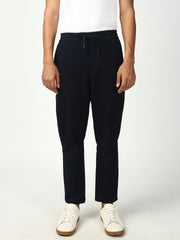 Blue Anti Fit Stretchable Jogger