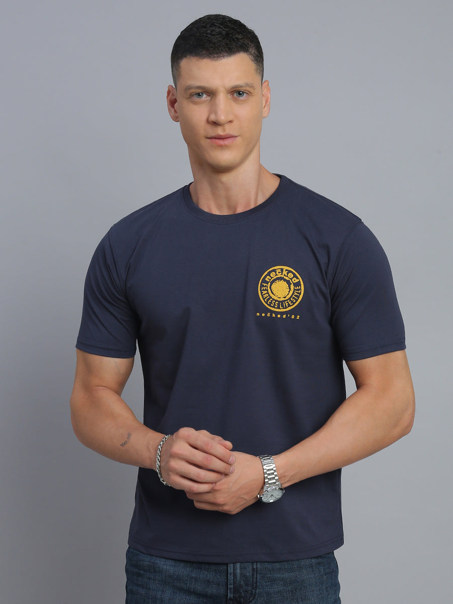 Blue Polo Cotton T-Shirt