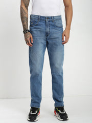Light Blue Slim Fit Stretchable Jeans