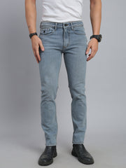 Light Blue Comfort Slim Fit Stretchable Jeans