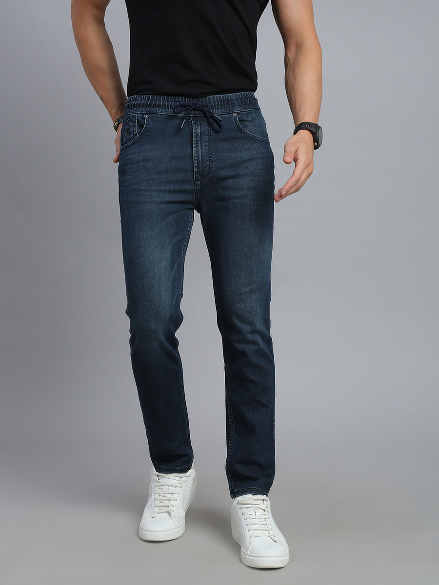 Vintage Blue Relax Fit Stretchable Jeans