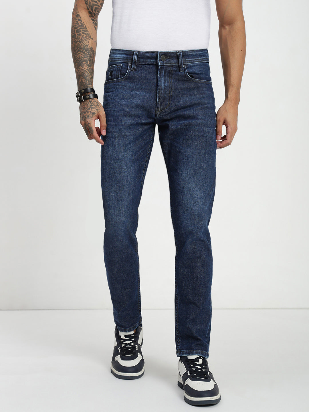 Blue Slim Fit Stretchable Jeans