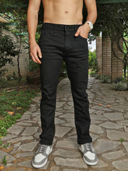 Z Black Midrise Comfort Fit Jeans
