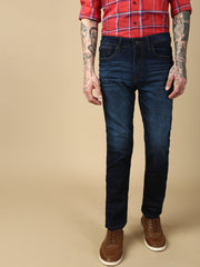 Dark Blue Slim Stretchable Jeans