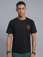 Black Polo Cotton T-Shirt