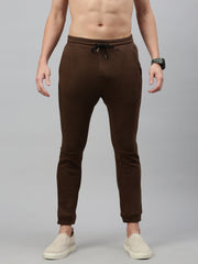 Brown Cotton Looper Men's Lower