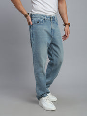 Light Blue Vintage Straight Fit Jeans