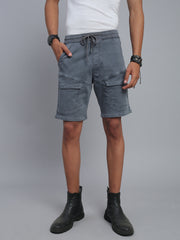 Steel Grey Comfort Fit Shorts