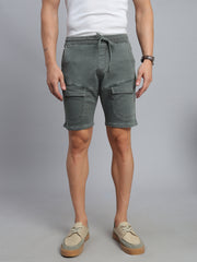 Sage Green Comfort Fit Shorts