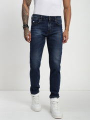 Blue Slim Fit Stretchable Jeans