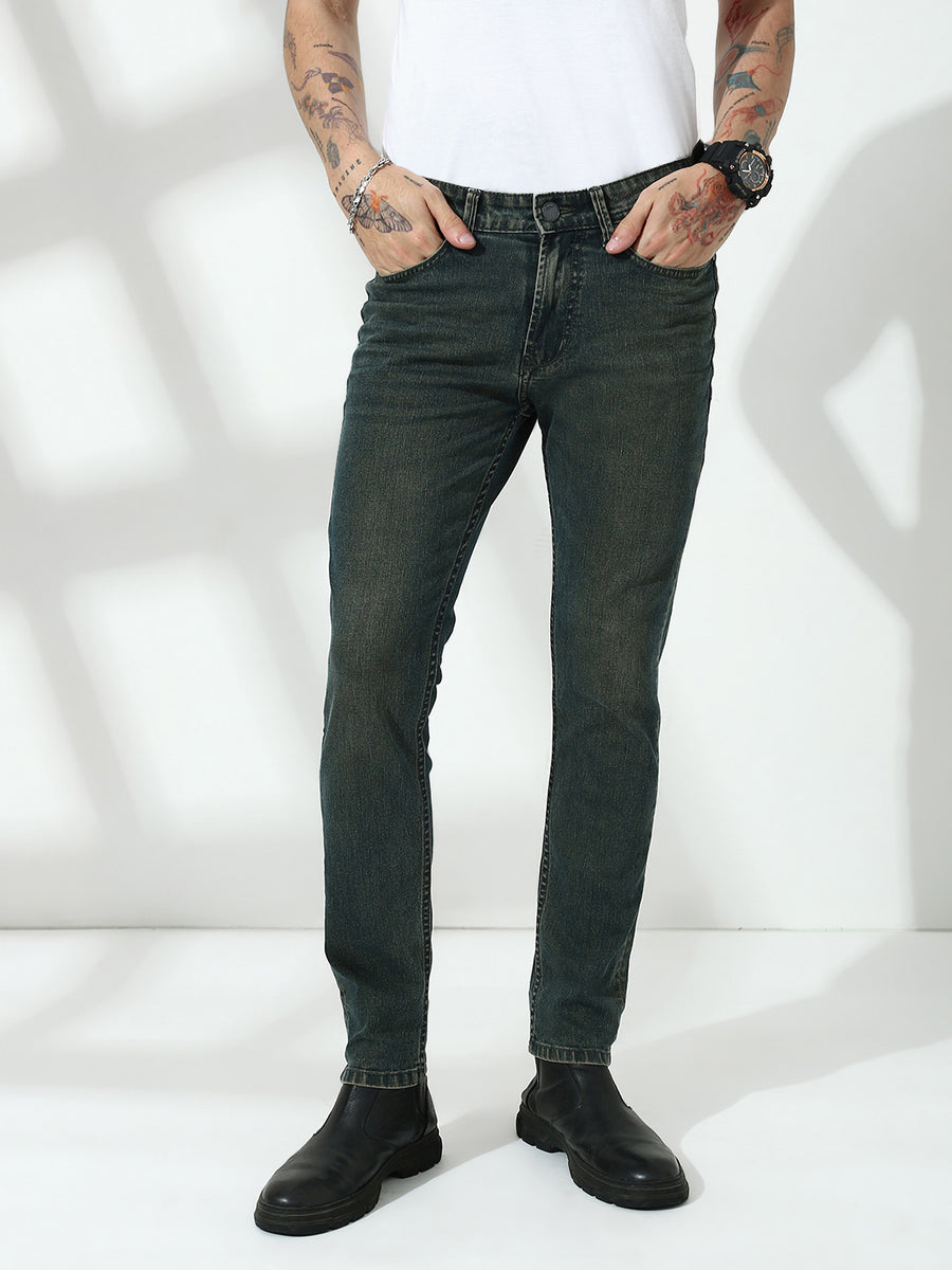 Khakhi / Vintage Slim Fit  Jeans