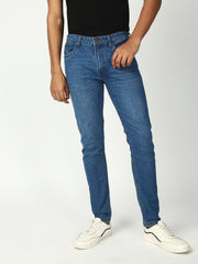 Light Blue Slim Fit Stretchable Jeans