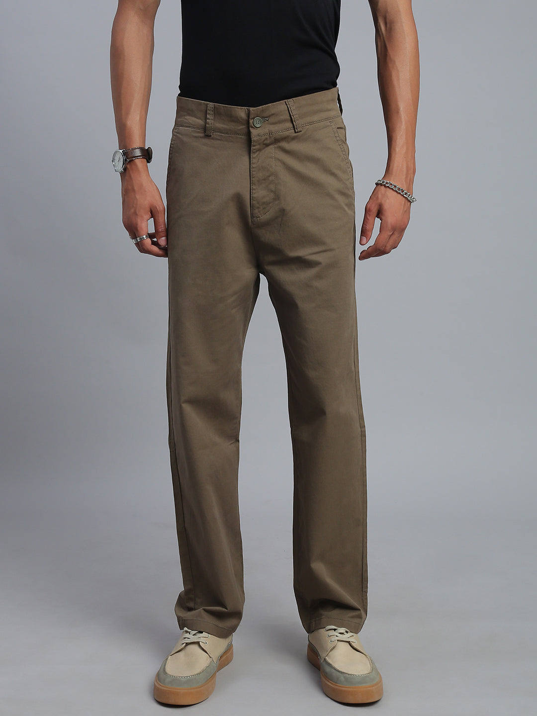 Army Straight Fit Chinos Paint