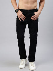 Raw Dark Blue Straight Stretchable Jeans