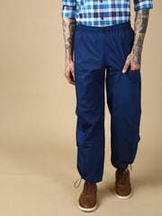 Blue Parachute Cotton Pant