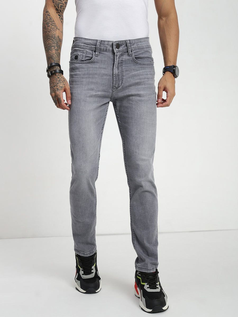Gray Slim Fit Jeans