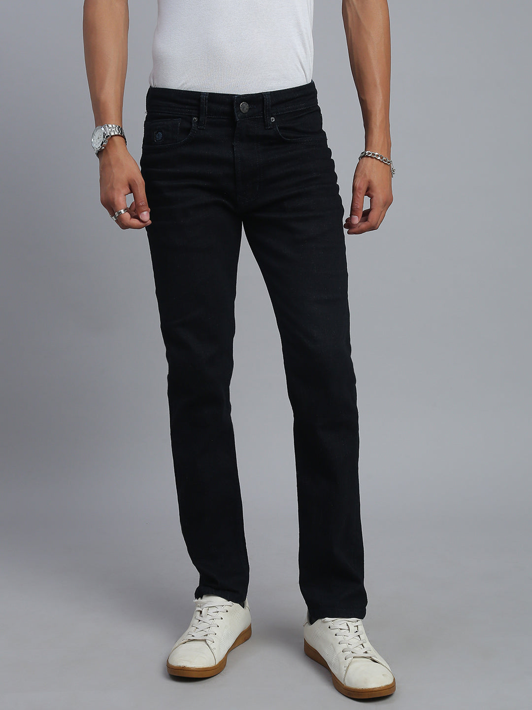 Dark Blue Comfort Slim Fit Stretchable Jeans