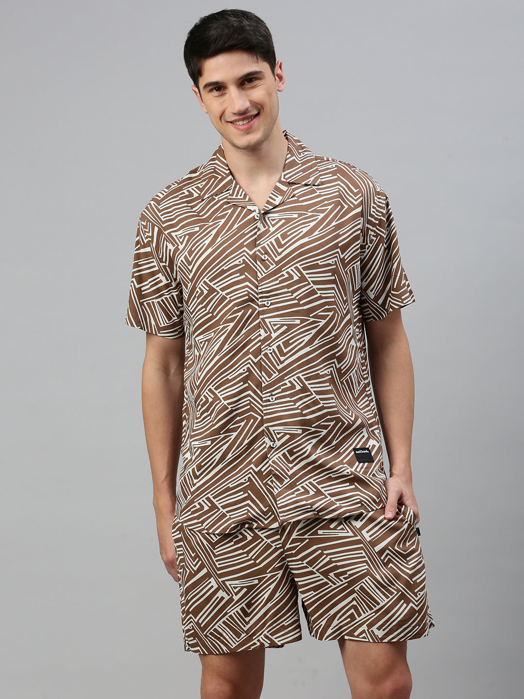 Printed Regular Fit Co-Ords For Men’s