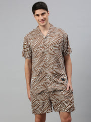 Printed Regular Fit Co-Ords For Men’s
