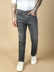 Dark Gray Slim Fit Stretchable Jeans