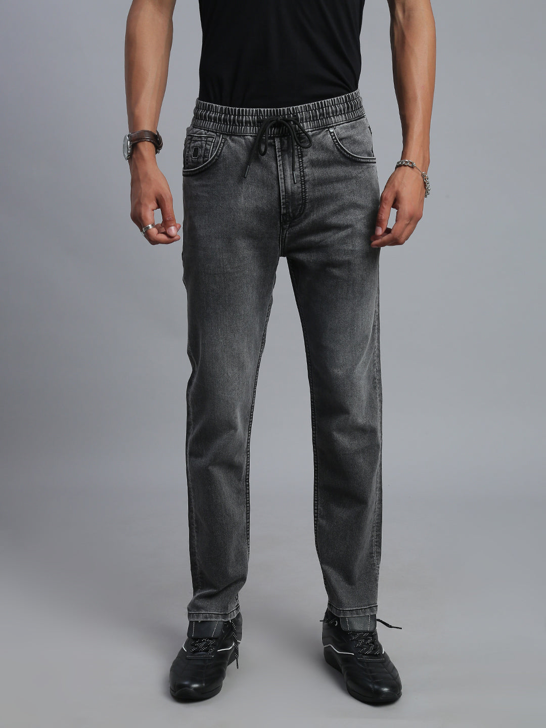 Vintage Blue Relax Fit Stretchable Jeans