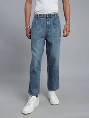 Light Blue Straight Fit Jeans