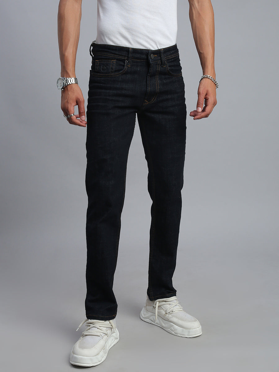 Dark Blue Comfort Slim Fit Stretchable Jeans