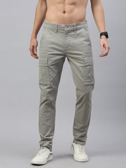 Ivory men’s premium cotton cargo pants