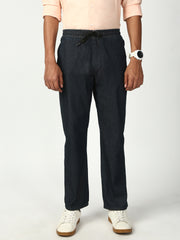 Vintage Blue Relax Fit Cross Pocket Cotton Pant