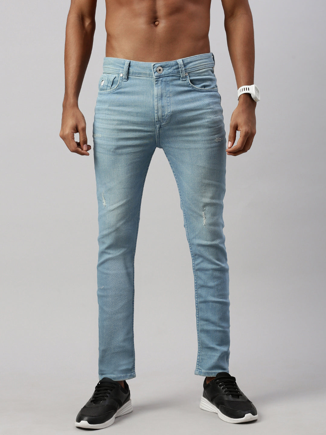 Vintage Light Blue Skinny Stretchable Jeans