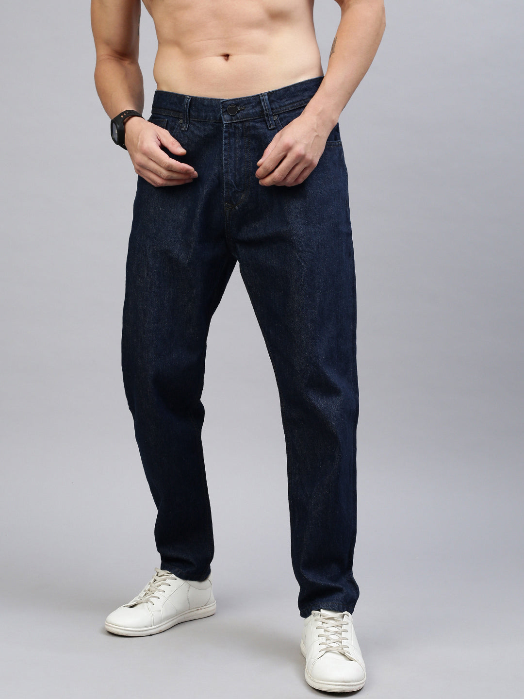 Vintage Mild Blue Baggy Fit Jeans